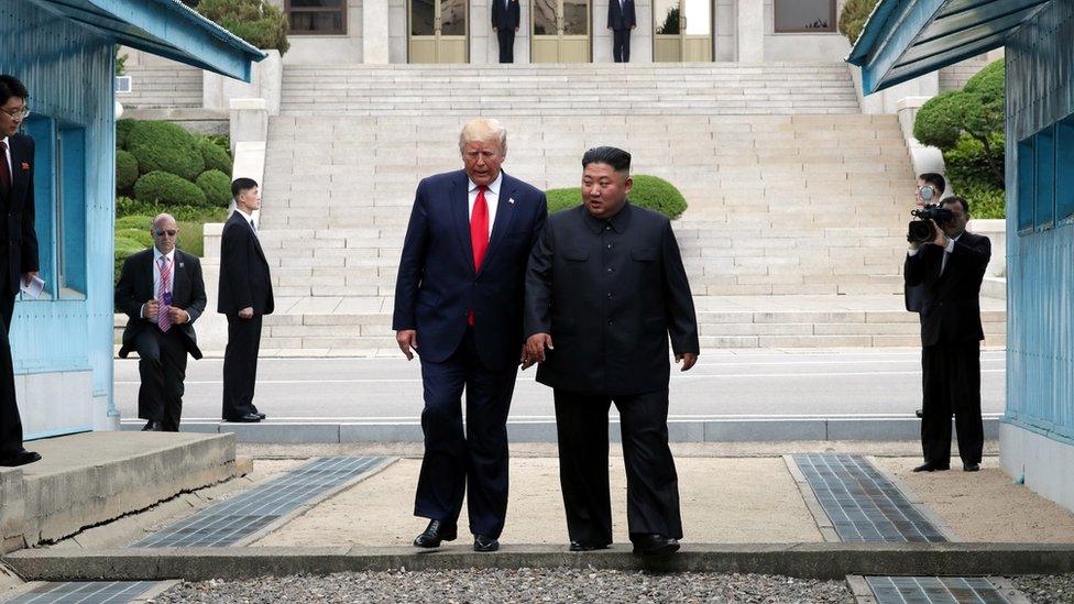 Donald Trump and Kim Jong-un