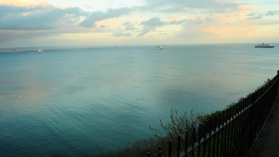 Cruise ships in Torbay