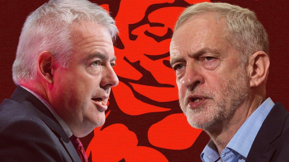 Carwyn Jones and Jeremy Corbyn