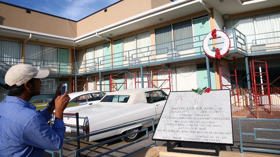 The motel where Dr King was killed is now a museum