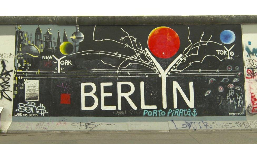 The Berlin wall (file picture)