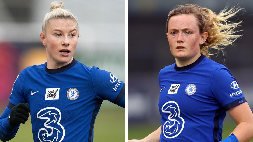 Beth England and Erin Cuthbert