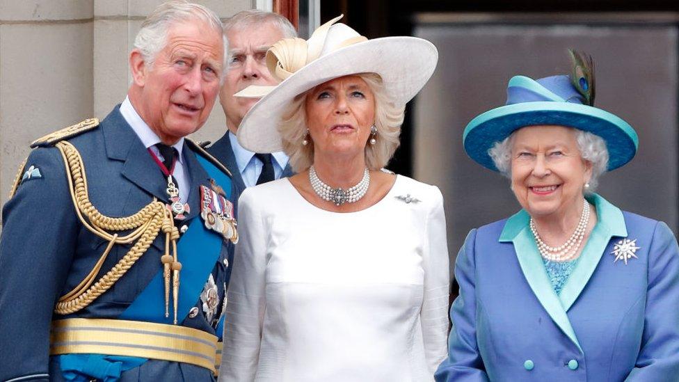 Prince Charles, Camilla and Queen Elizabeth