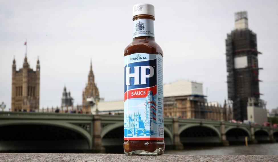 HP Sauce bottle