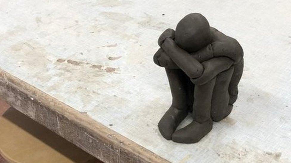 Hold by Antony Gormley