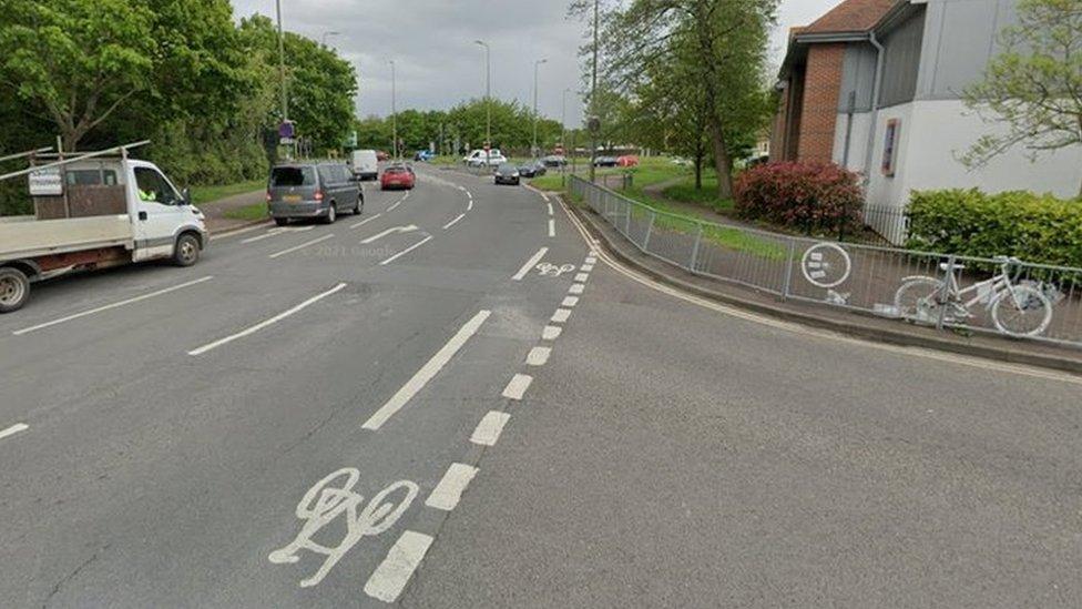 Horspath Driftway and the cycle lane