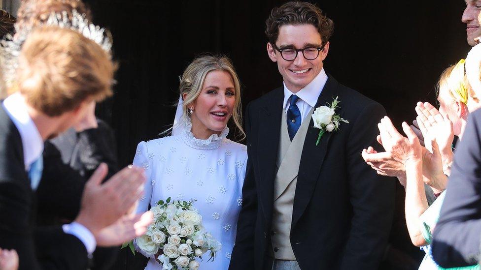 Ellie Goulding and Caspar Jopling