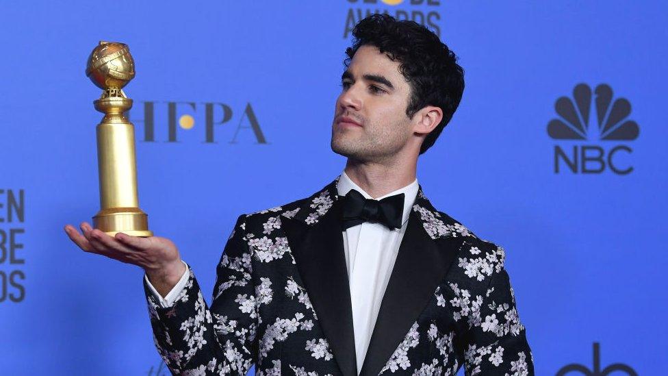 Best Performance by an Actor in a Limited Series or Motion Picture Made for Television for 'The Assassination of Gianni Versace' winner Darren Criss