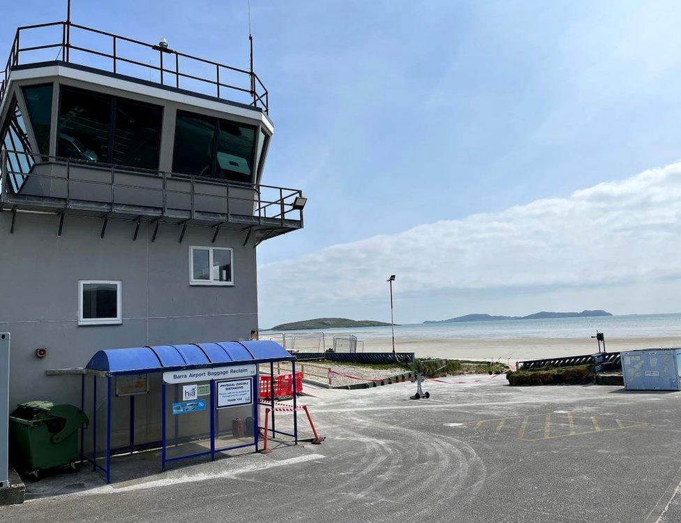 Terminal on the beach