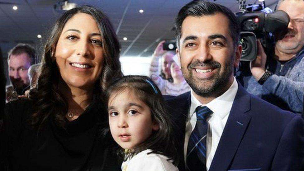 humza yousaf and family