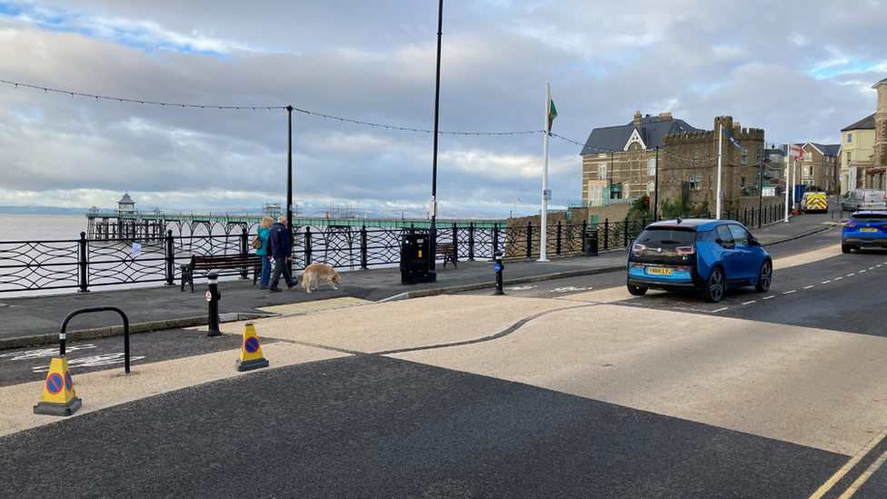 Clevedon seafront