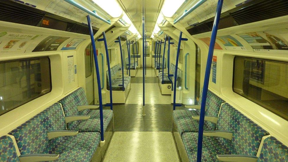 Empty Tube carriage