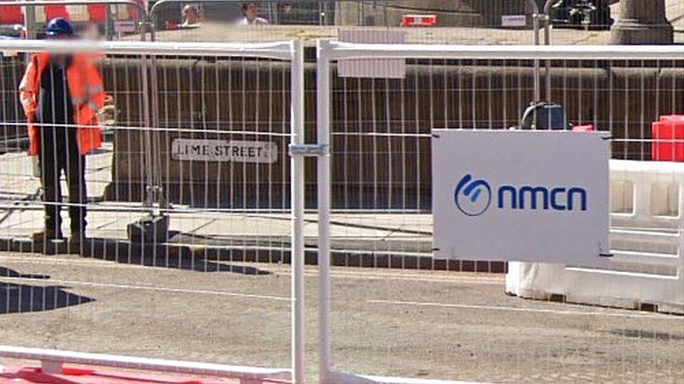 NMCM sign and Lime Street sign