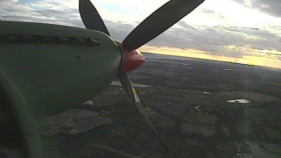 Spitfire flypast