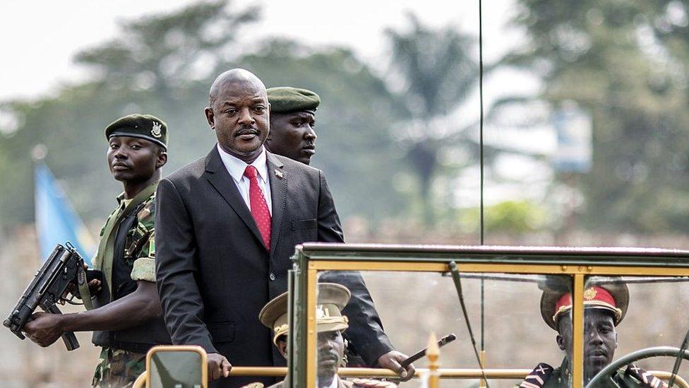 Picture of Burundi President Pierre Nkurunziza