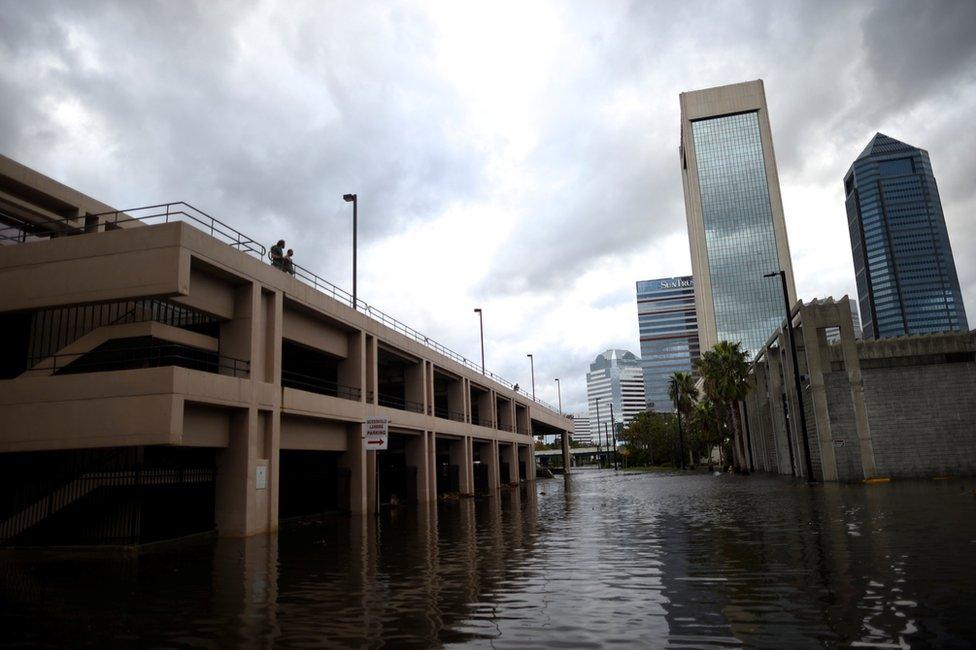 Flooding in Jacksonville, Florida, 11 September