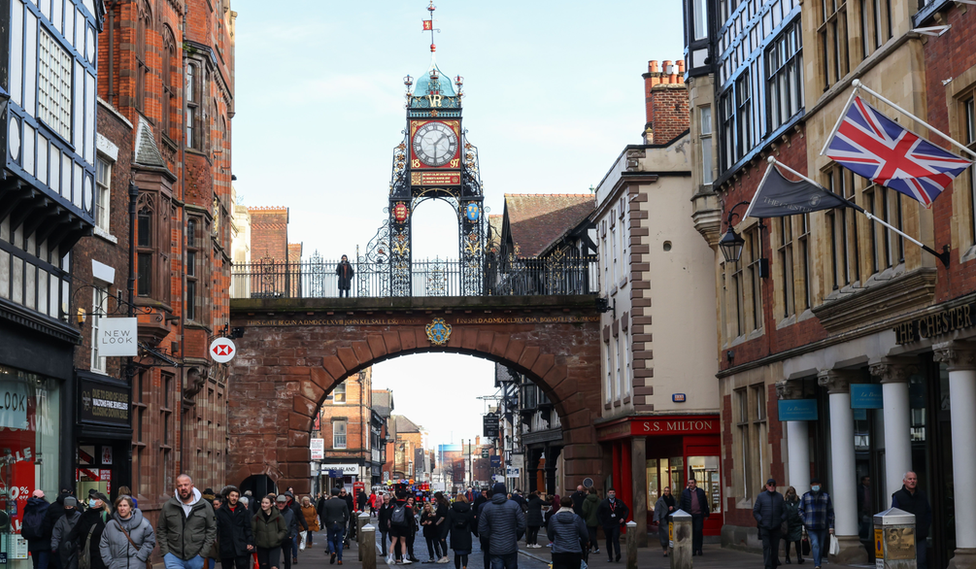 Chester city centre