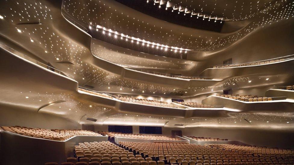 The Guangzhou Opera House in China