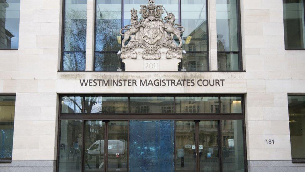 Exterior of Westminster Magistrates' Court