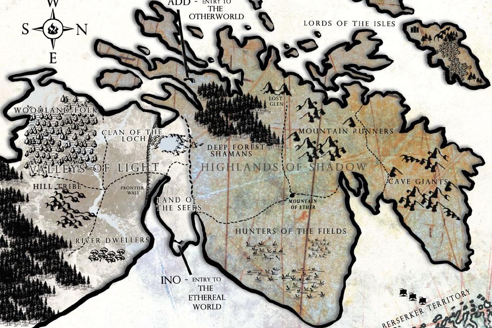 Map from Saltire comics