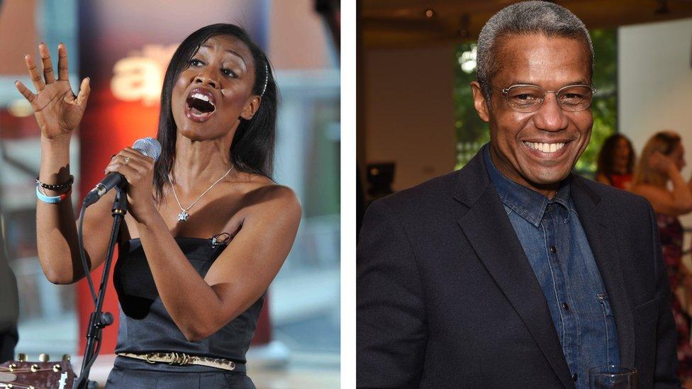 Beverley Knight and Hugh Quarshie