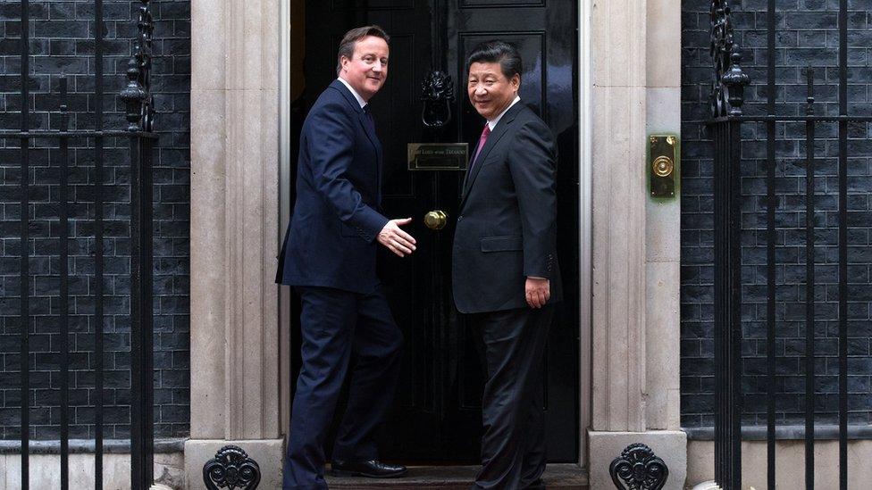 David Cameron and President Xi