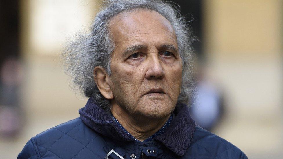 Aravindan Balakrishnan arriving at Southwark Crown Court