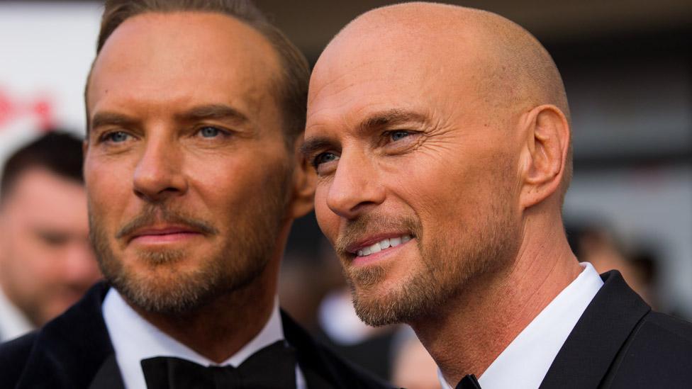 Matt and Luke Goss at the 2019 Bafta Television Awards