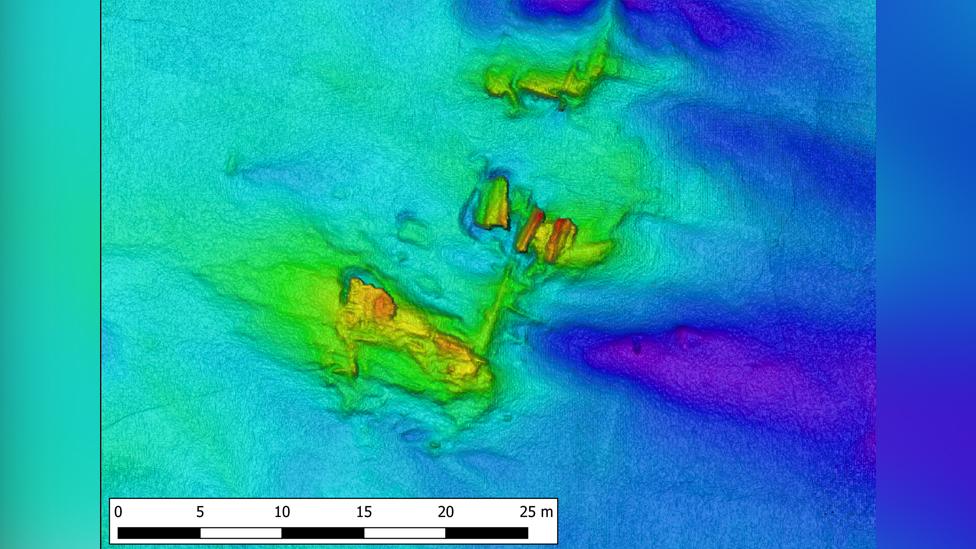 London wreck, site one