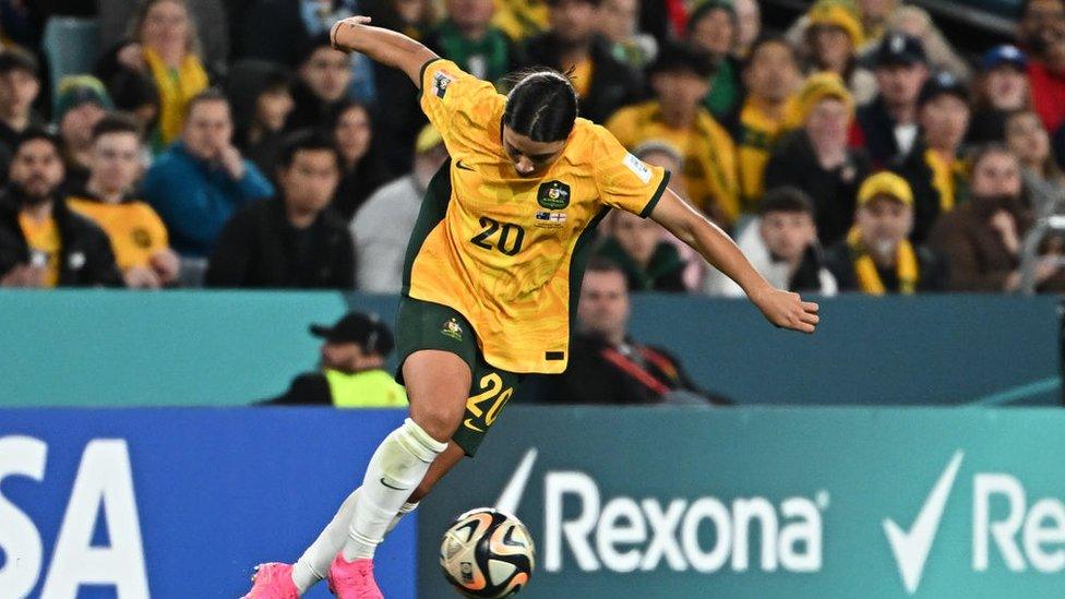 Sam Kerr of Chelsea and Australia