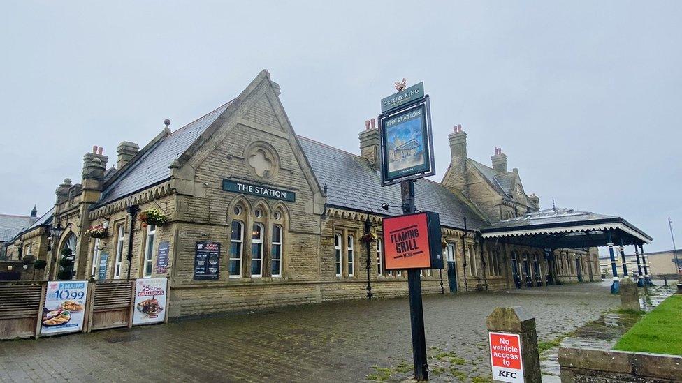 Morecambe's old train station