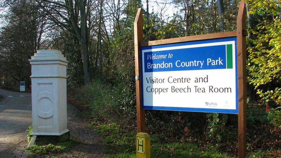 Entrance to Brandon Country Park