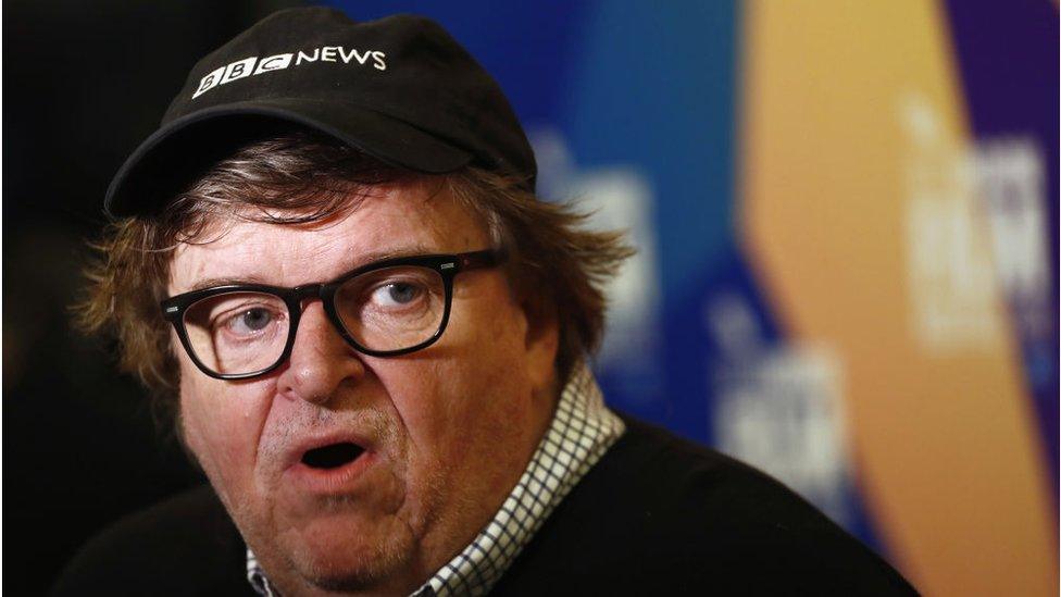 Michael Moore at a film festival London