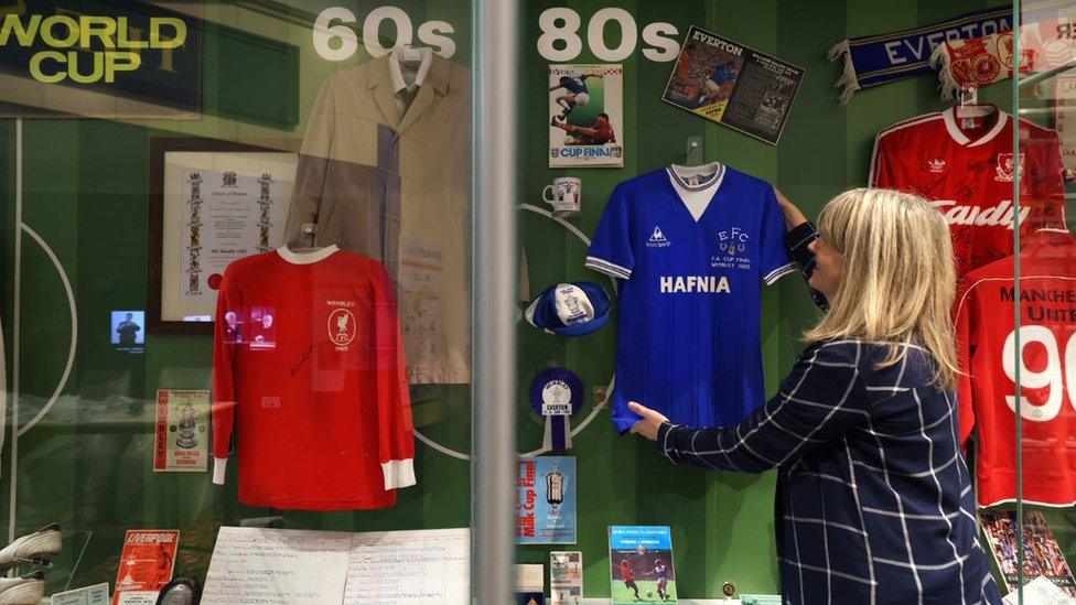 Items from Everton and Liverpool on display in Museum of Liverpool