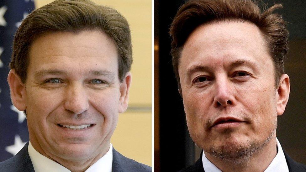 Ron DeSantis and Elon Musk