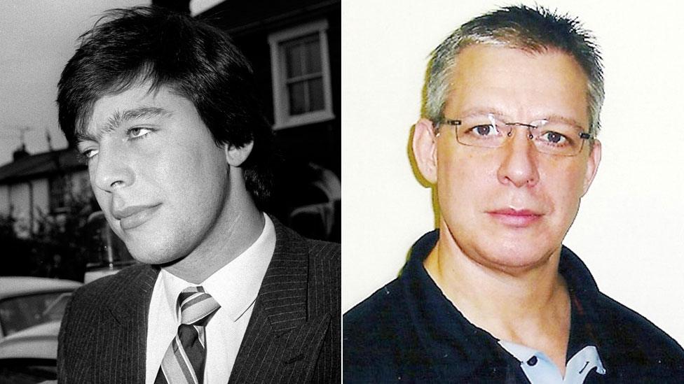 Jeremy Bamber in 1985 and in a later undated photo