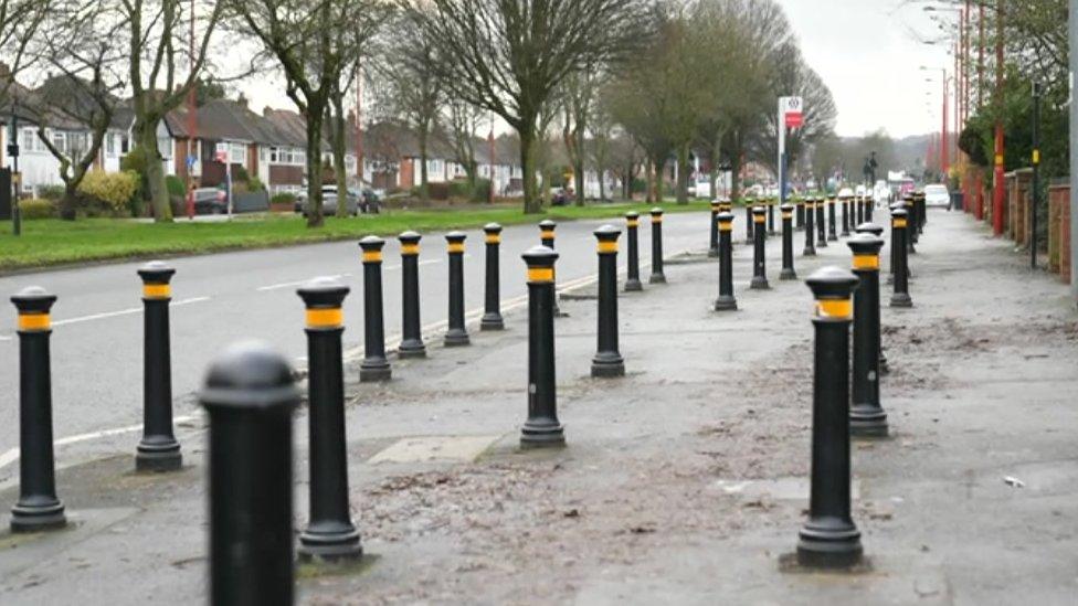 Bollards in Birmingham
