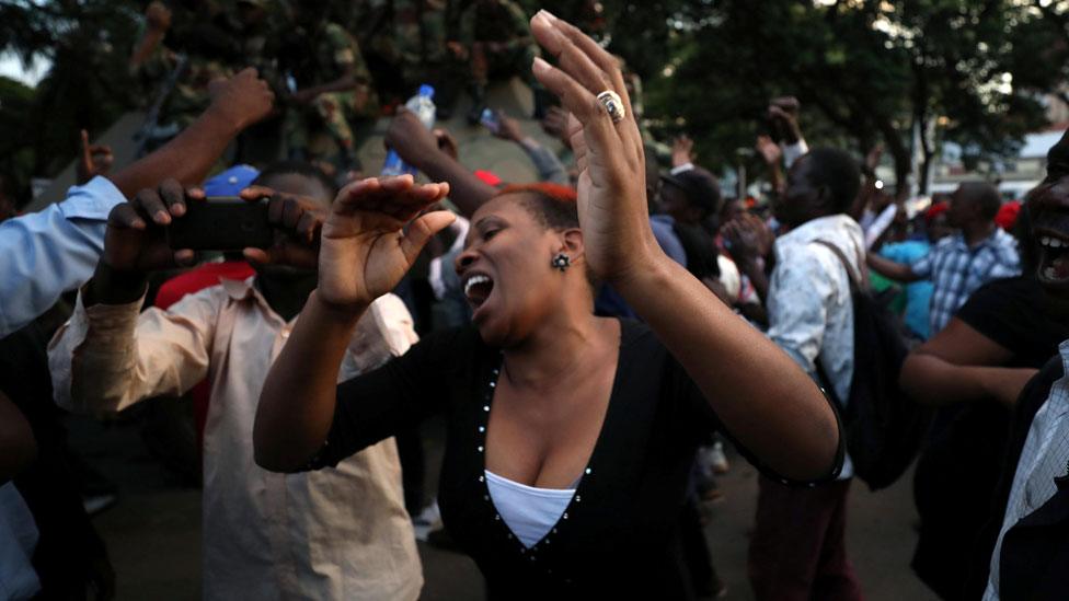 Woman clapping