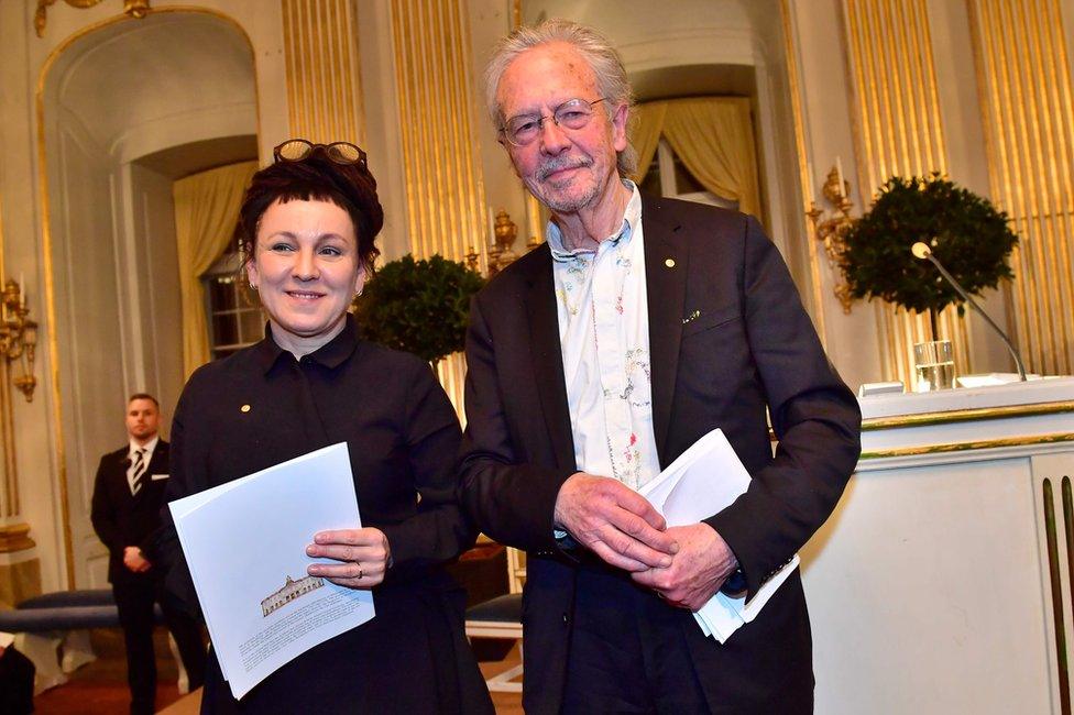 Olga Tokarczuk and Peter Handke