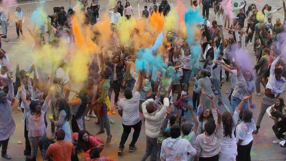 Holi celebrations