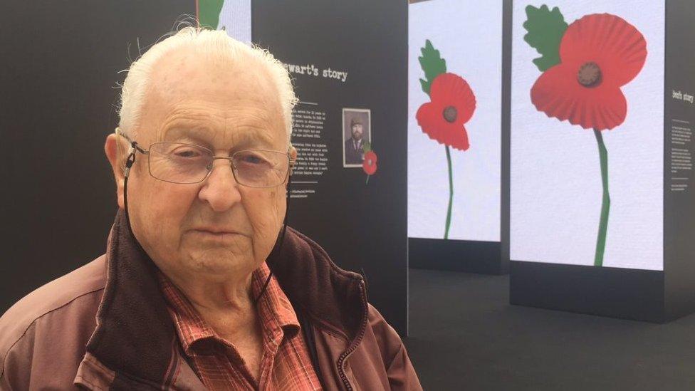 John Bradford, 85, in Paternoster Square.