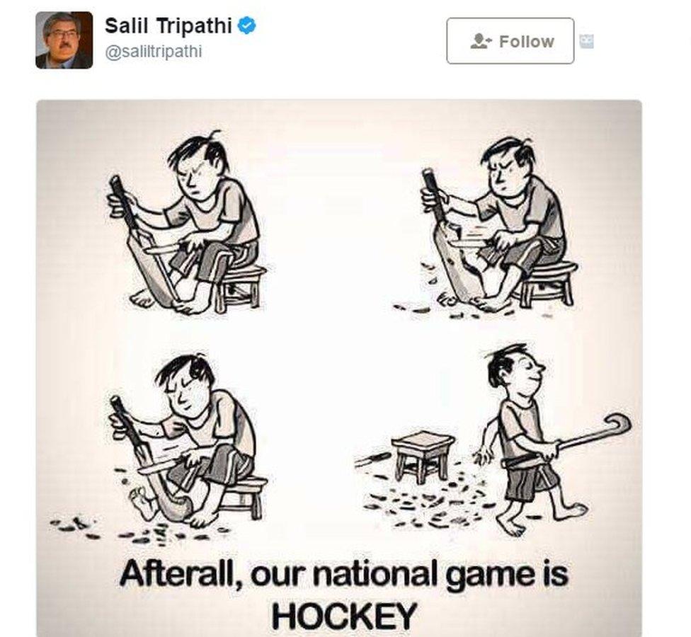 Afterall, our national game is hockey