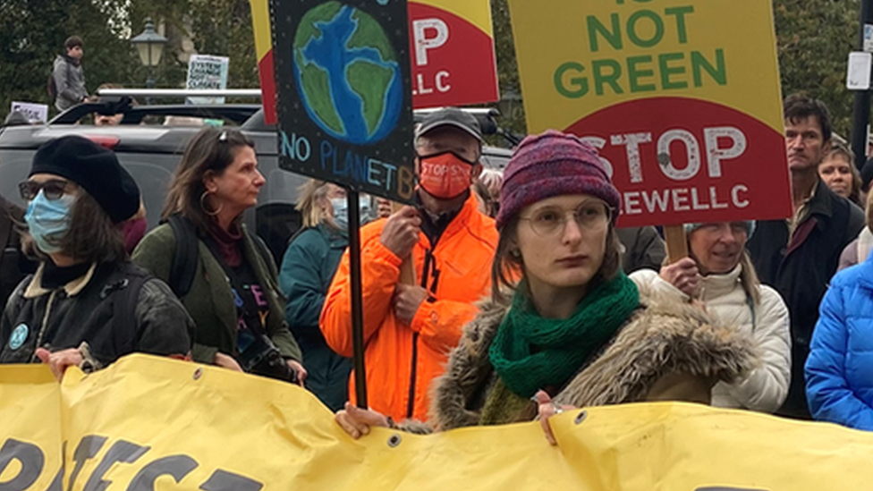 Climate change protest, Norwich