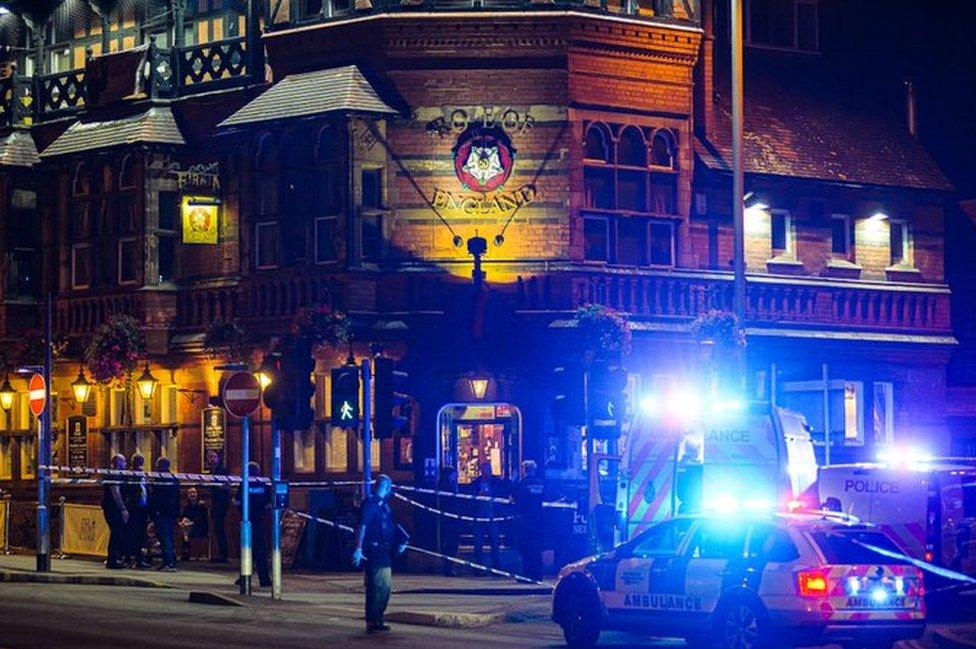 Police in Nottingham city centre