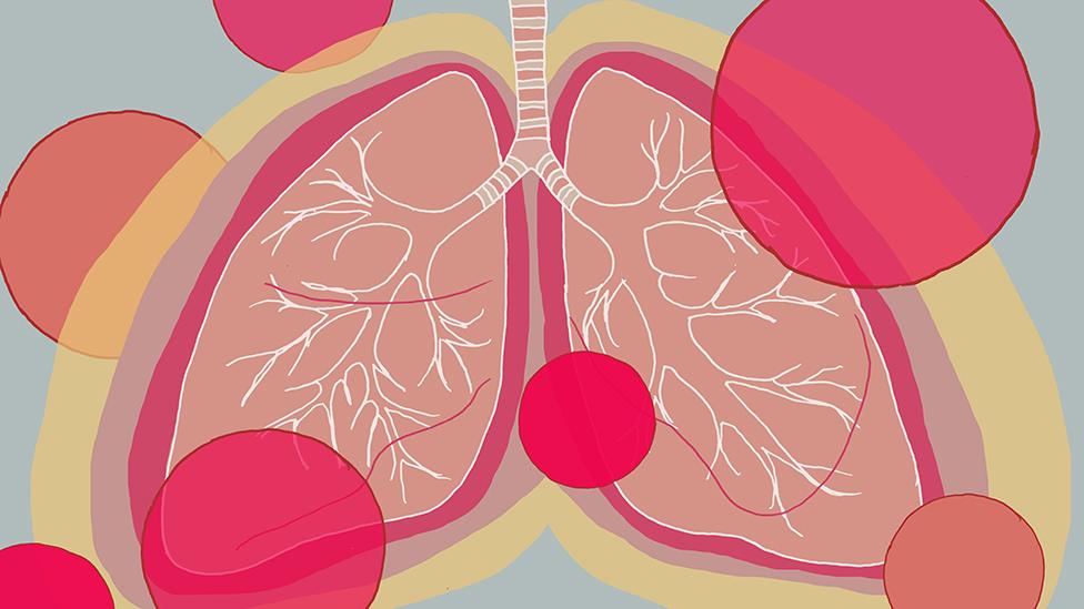 lungs with inflammation