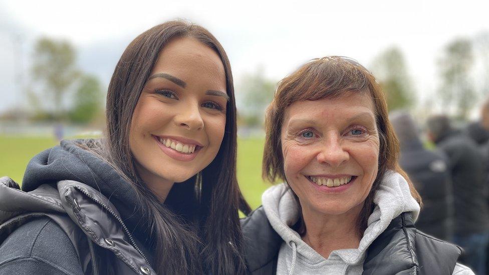 Chloe Vince and her mother Sharon