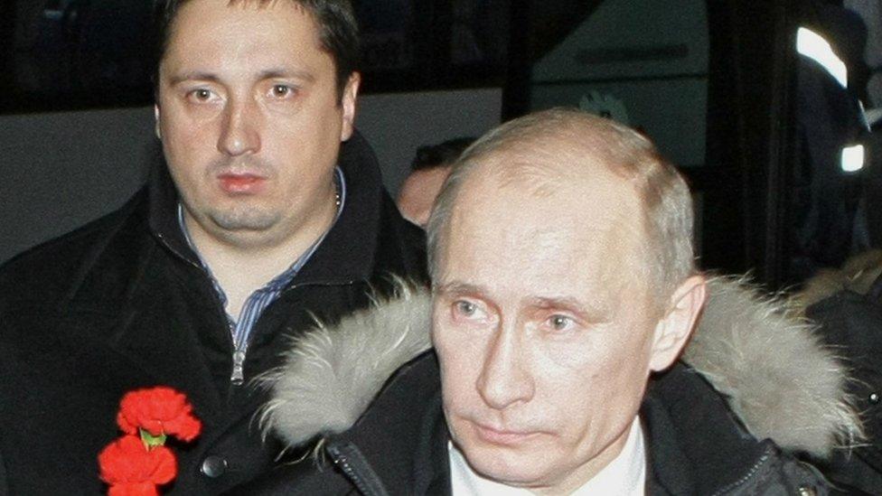 Shprygin photographed with Putin