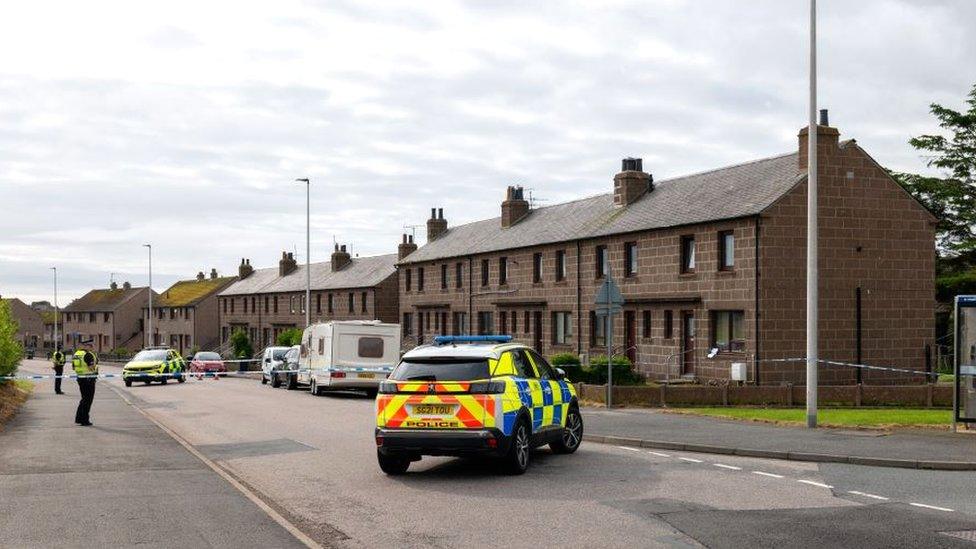 Peterhead death scene