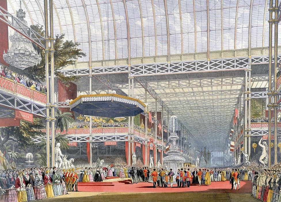 Queen Victoria opens the 1851 Great Exhibition