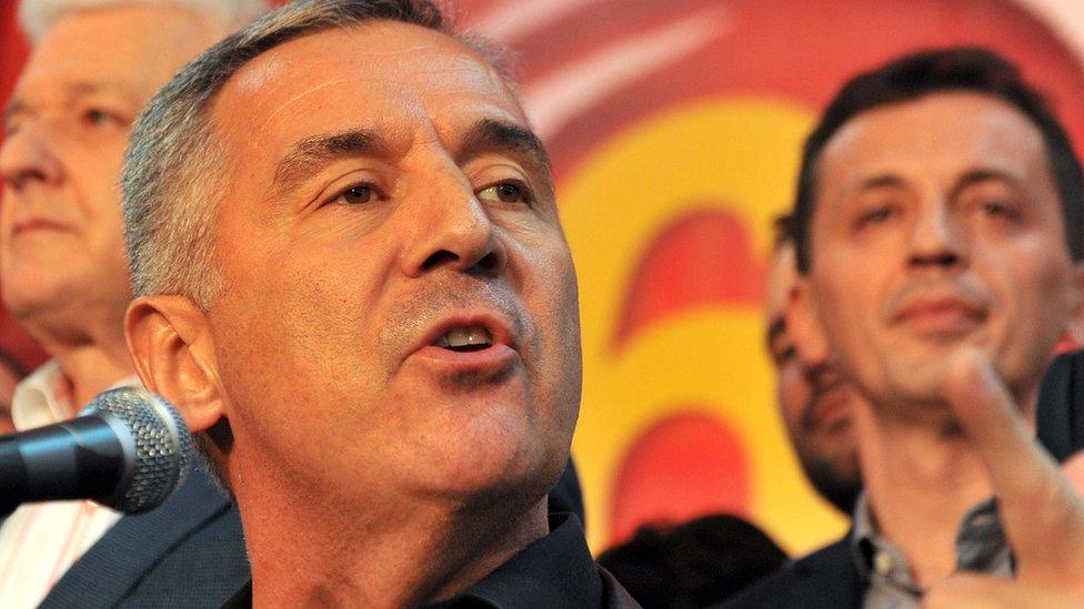 Montenegrin Prime Minister Milo Djukanovic